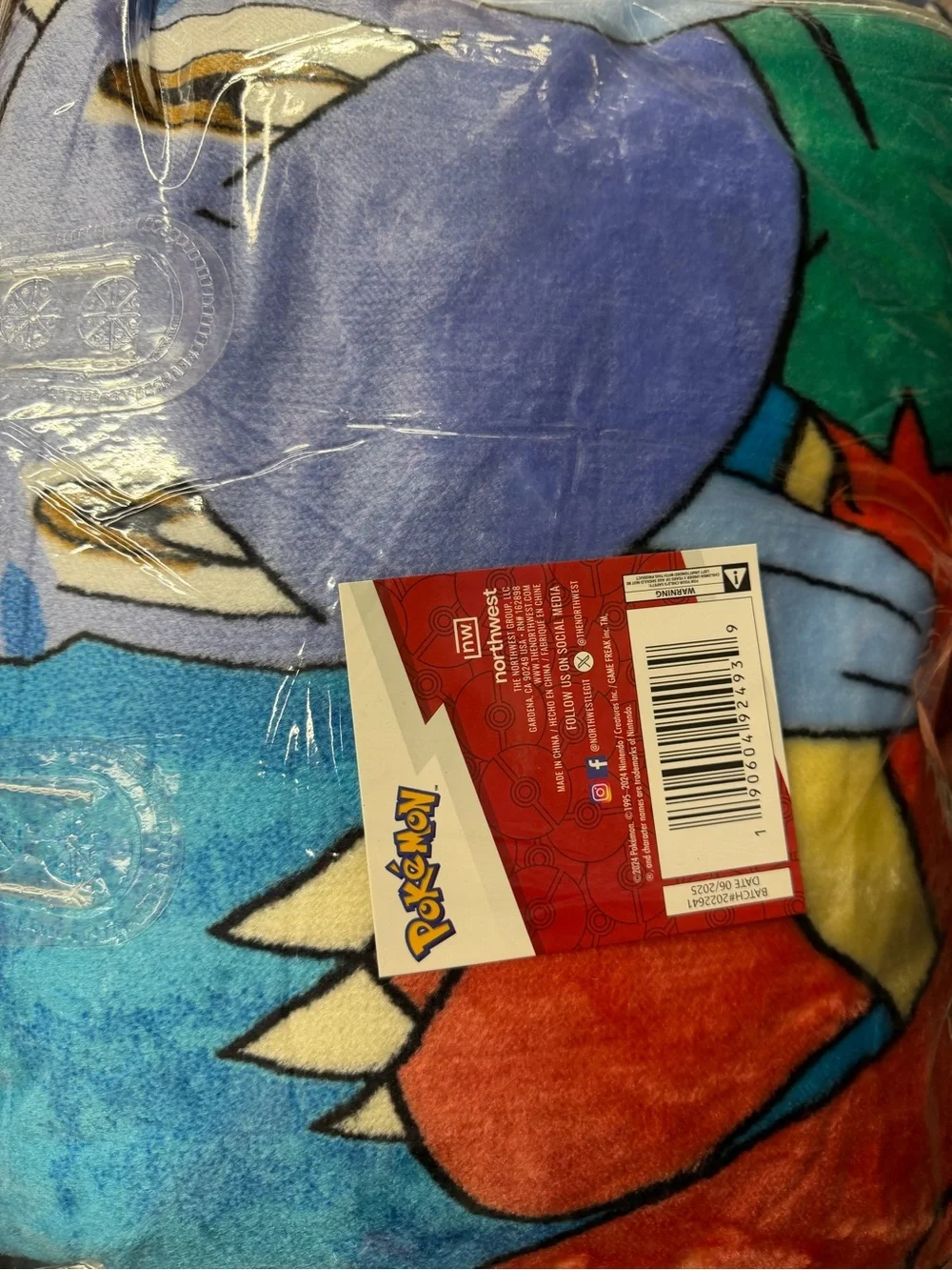 Pokémon Raschel Blanket 60 x 80 in.